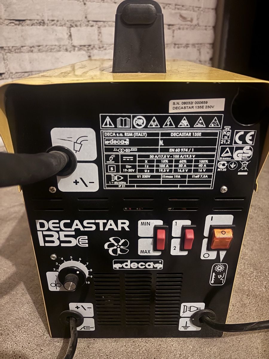 Deca Postes à souder: Schweis geraet DECA DECASTAR 135E 230V MIG/MAG – Défectueux à Zürich par Sutecs 7