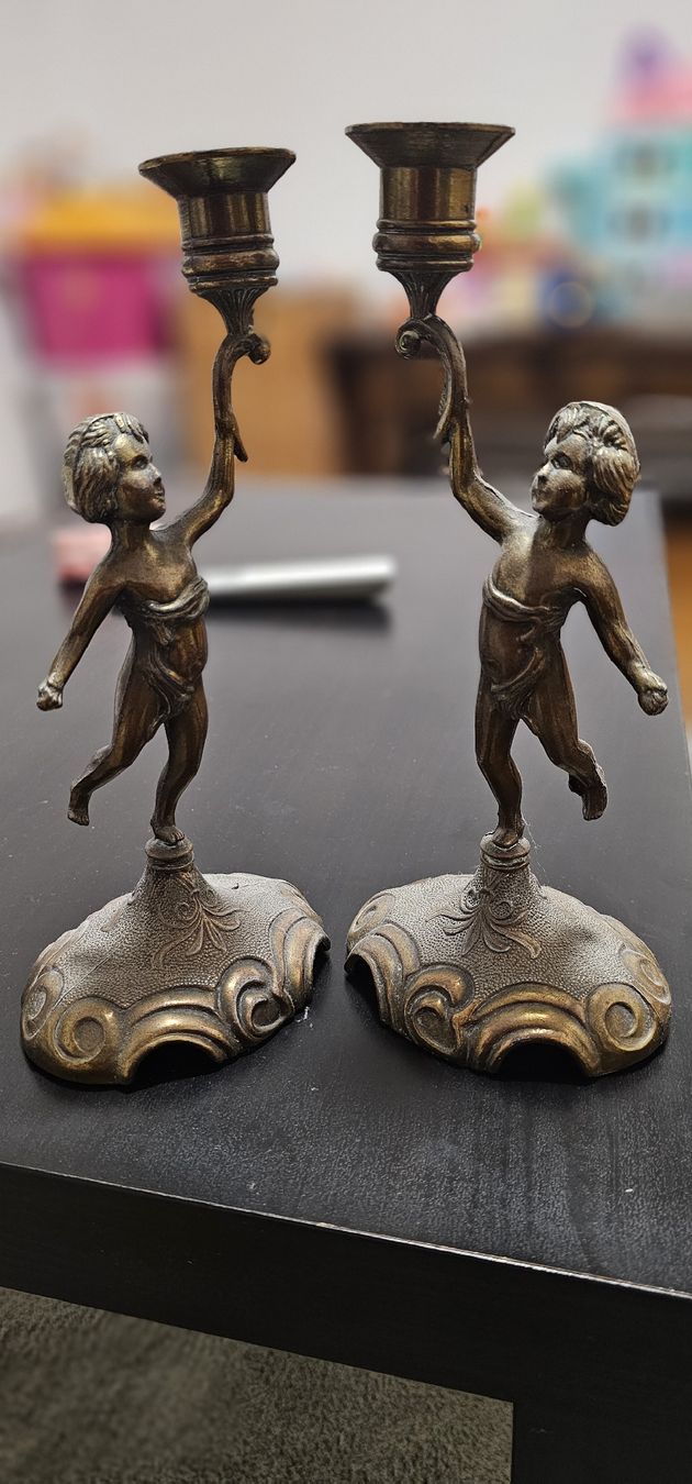 Kerzenständer: chandelier en bronze – Neu (gemäss Beschreibung) aus Lausanne von Delaquinta88