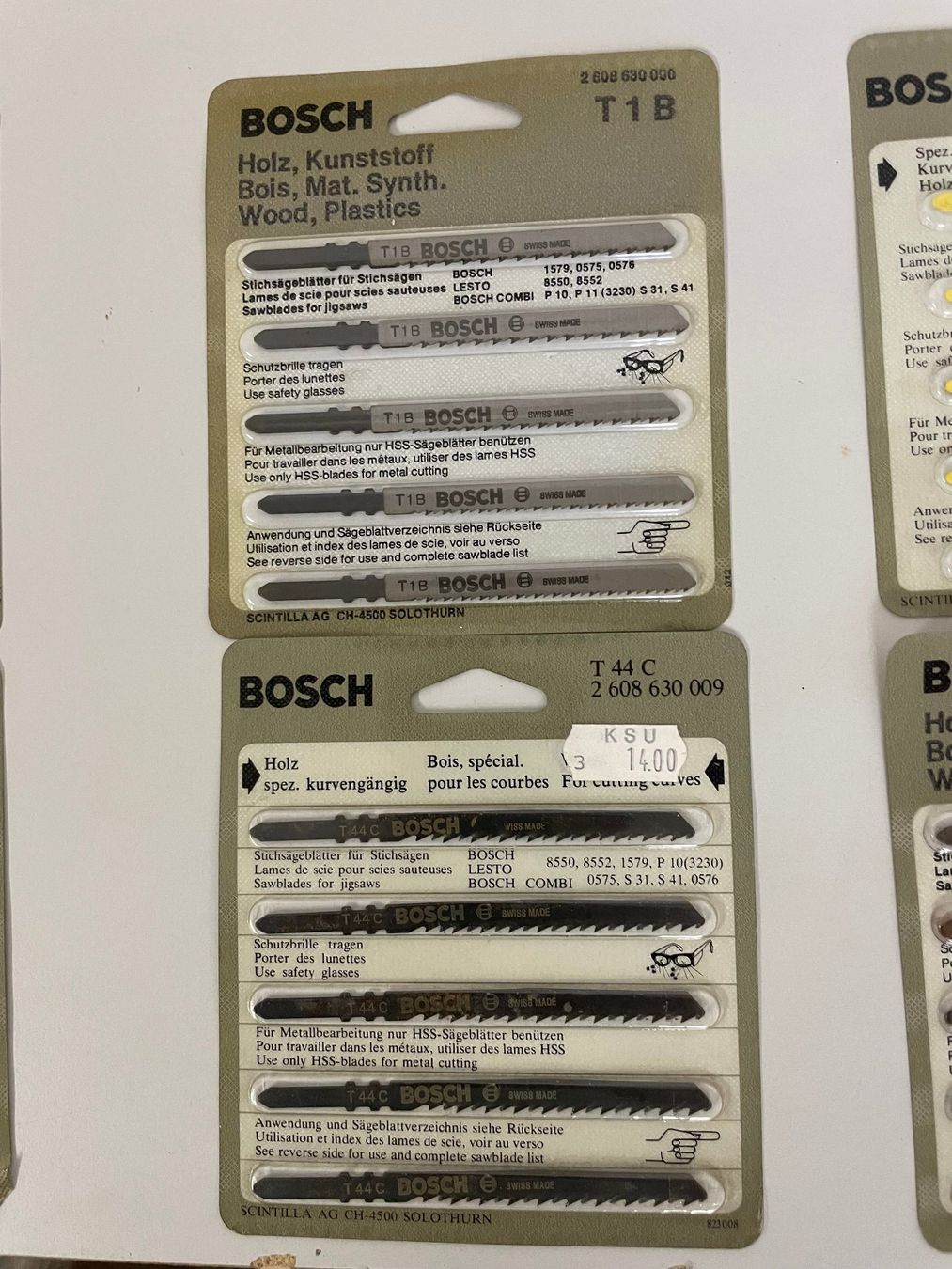 Sägen: lames scie sauteuse bosch serie T – Neu (gemäss Beschreibung) aus La Croix (Lutry) von netrajet 3