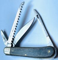 Antikes Victoria-Sackmesser mit Ahle,Säge,kl.+gr.Klinge
