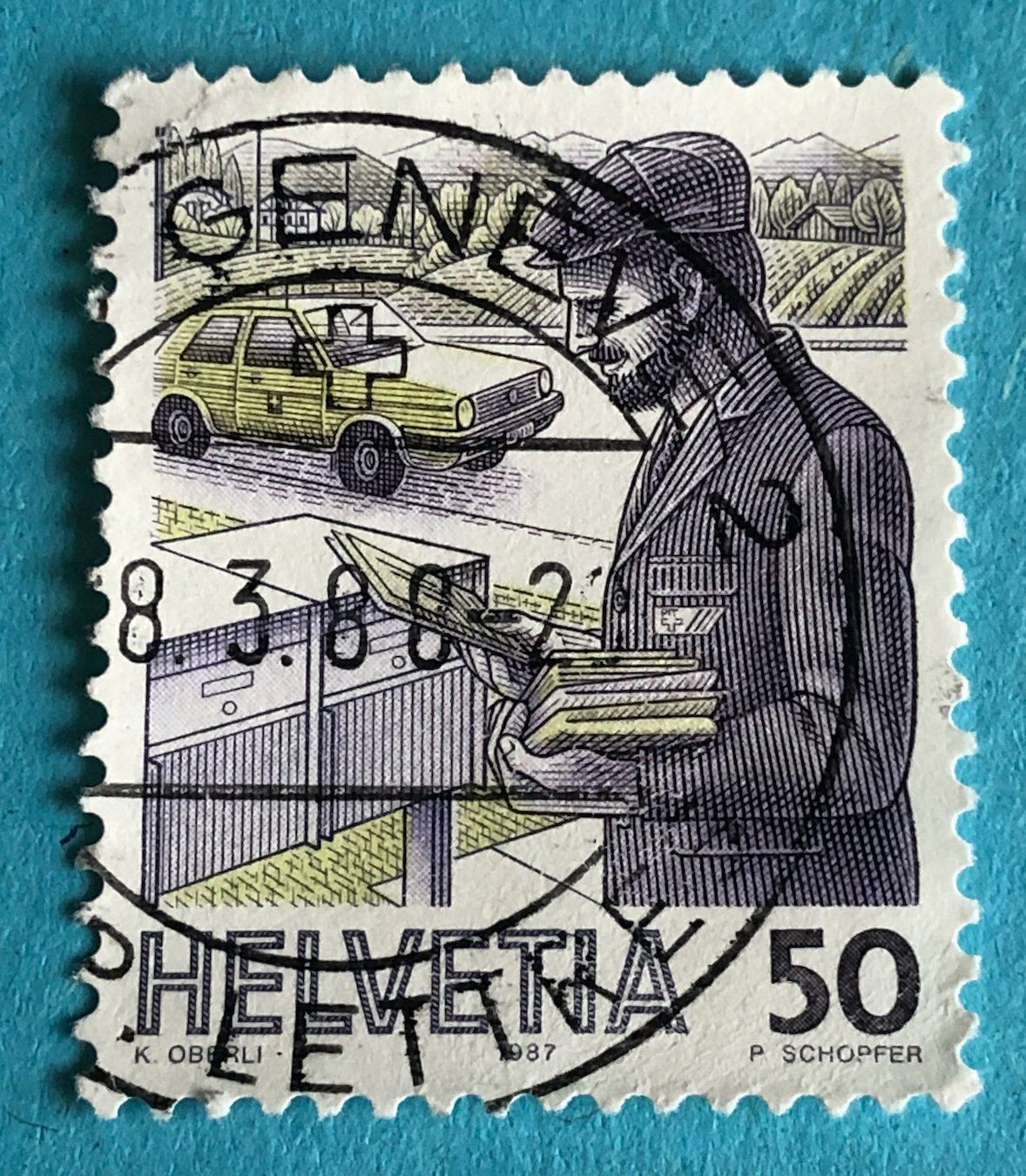 Tutti i francobolli: Nr.738 mit Vollstempel Geneve – Usato da Aarau venduto da Billa007