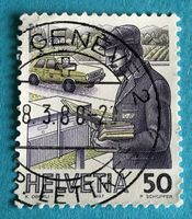 Nr.738 mit Vollstempel Geneve