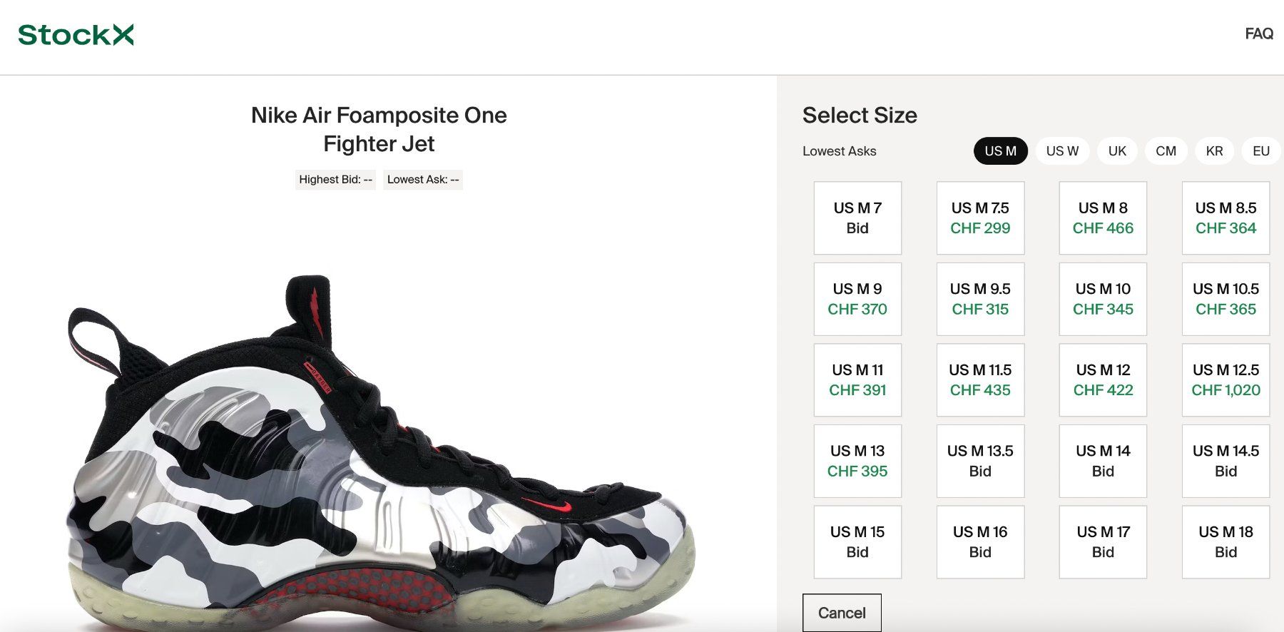Nike Herrenschuhe: Nike air foamposite All star game Gr 45 – Gebraucht aus Zürich von le_souk 7