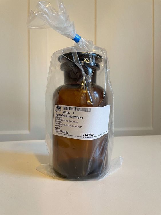 Sicherheits-Spritzflasche 500ml - Selbstentlüftend Für Isopropanol, Labor & Werkstatt, 6er Pack