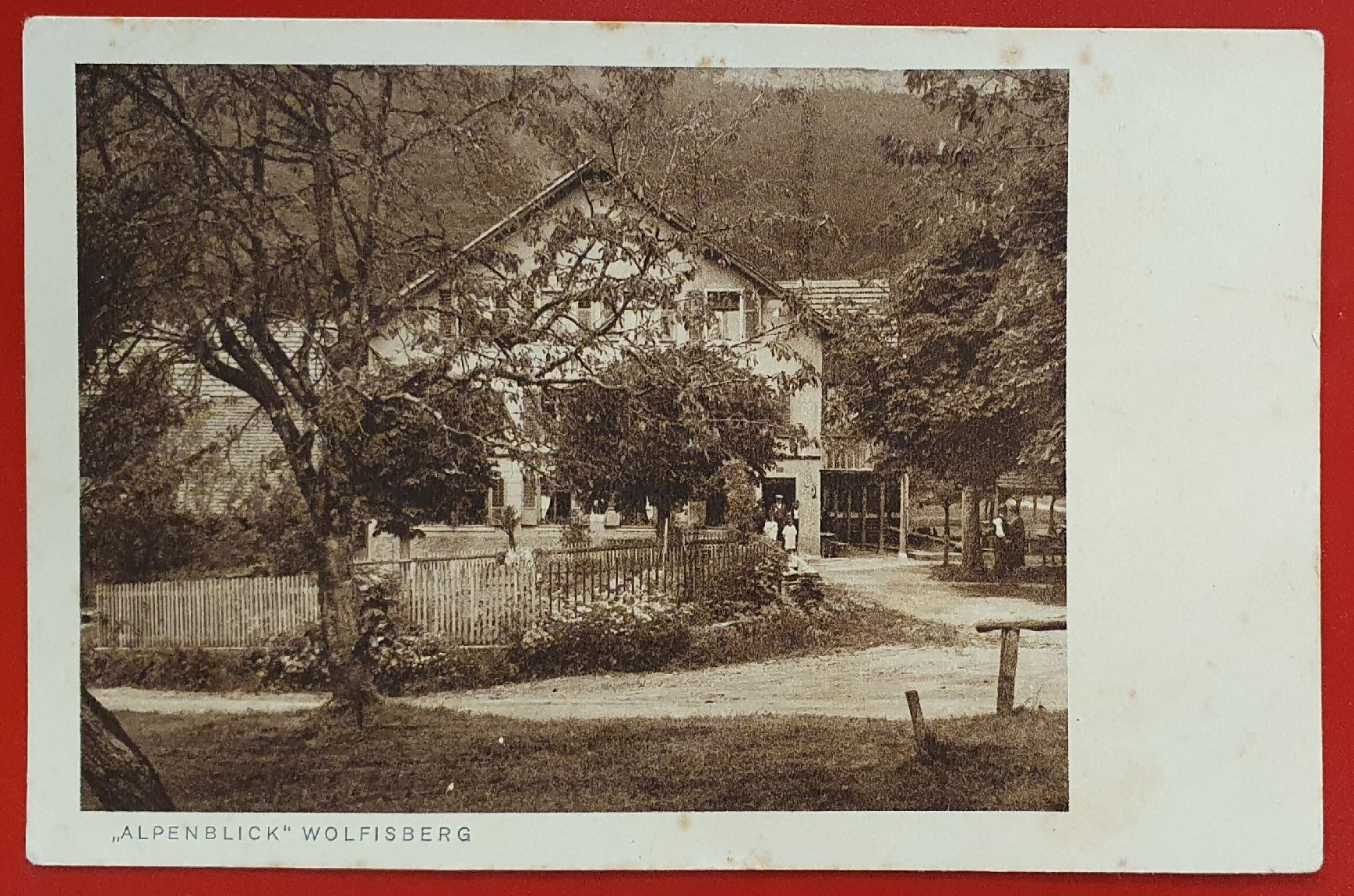 Ansichtskarten: Wolfisberg 1935 - Wirtschaft Alpenblik – Gebraucht aus Kreuzlingen von Rschweiz1