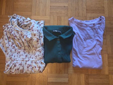 3 Teile Gr. XS