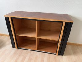 Rolladenschrank Trippel Holz schwarz abschliessbar