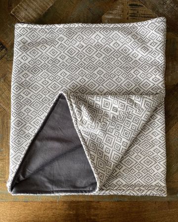 Schlauchschal (Umfang 134cm) grau-weiss