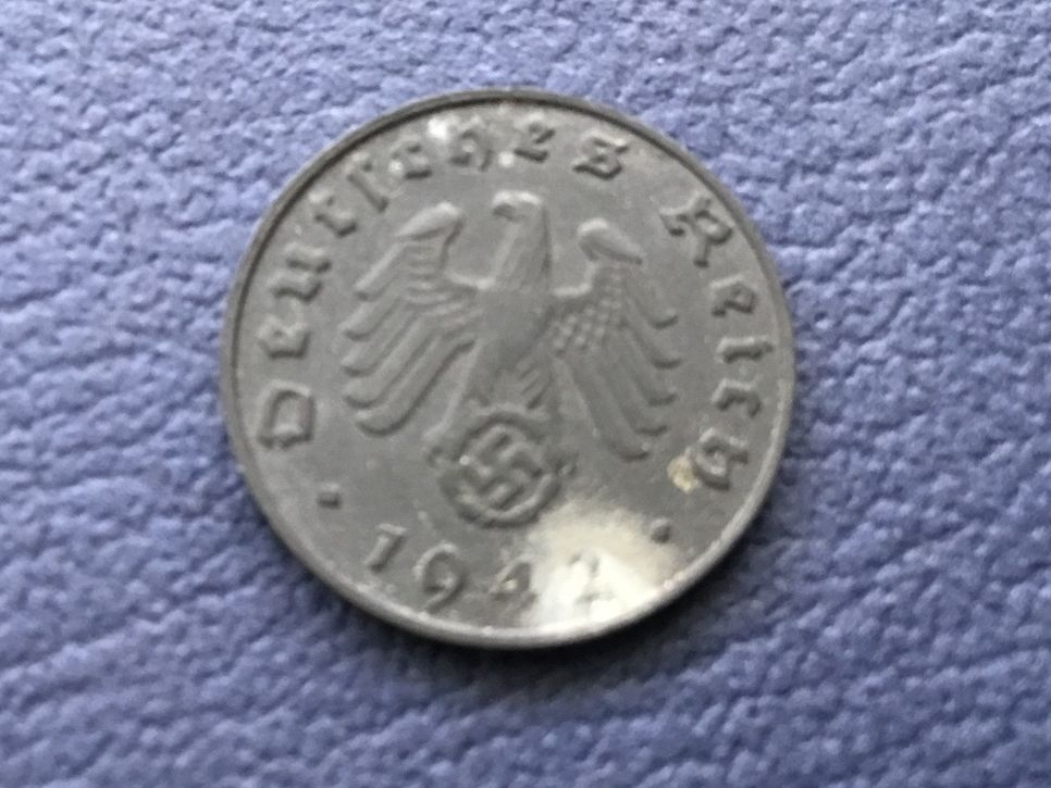Tutti le monete: 1 Reichspfennig Drittes Reich 1942 B – Usato da St. Margrethen SG venduto da alfapeugeot10 2