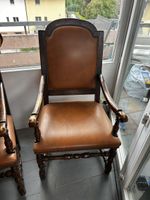 Echtleder-Stühle – Klassischer Stil