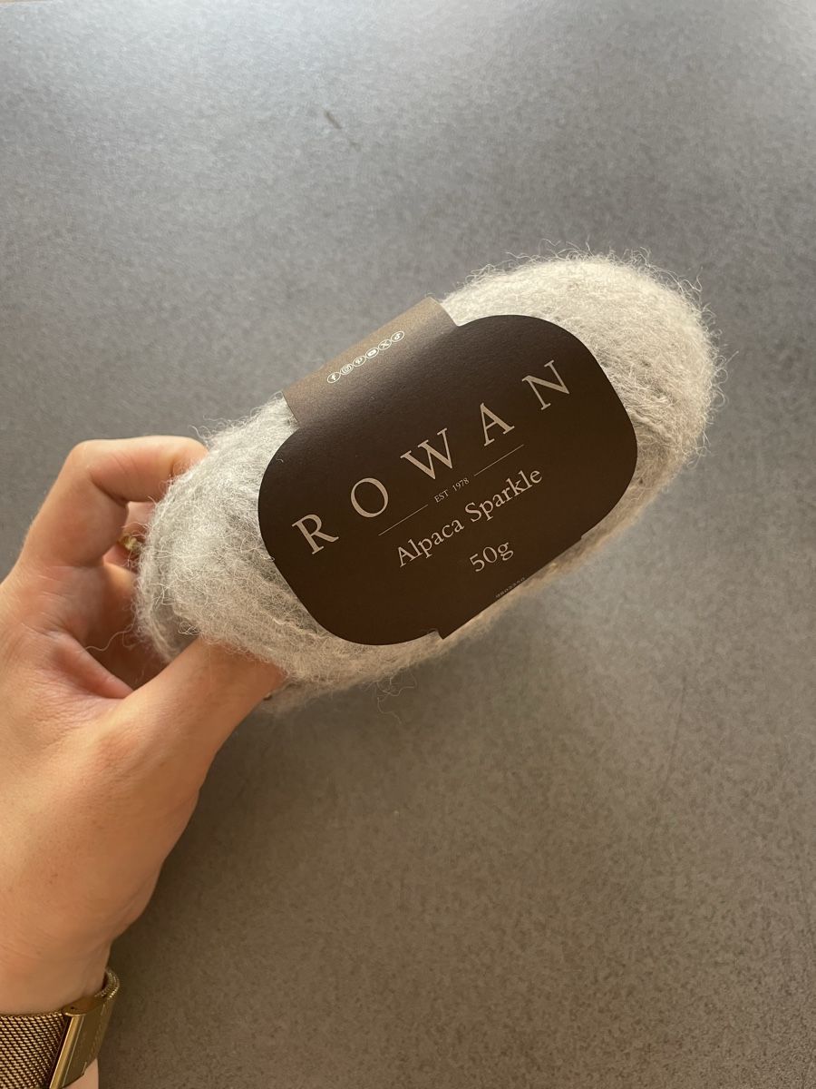 Lana: Rowan Alpaca Sparkle Garn hellgrau 2x 50g neu – Nuovo e nell'imballaggio originale da Lenzerheide/Lai venduto da ale_57ys 1