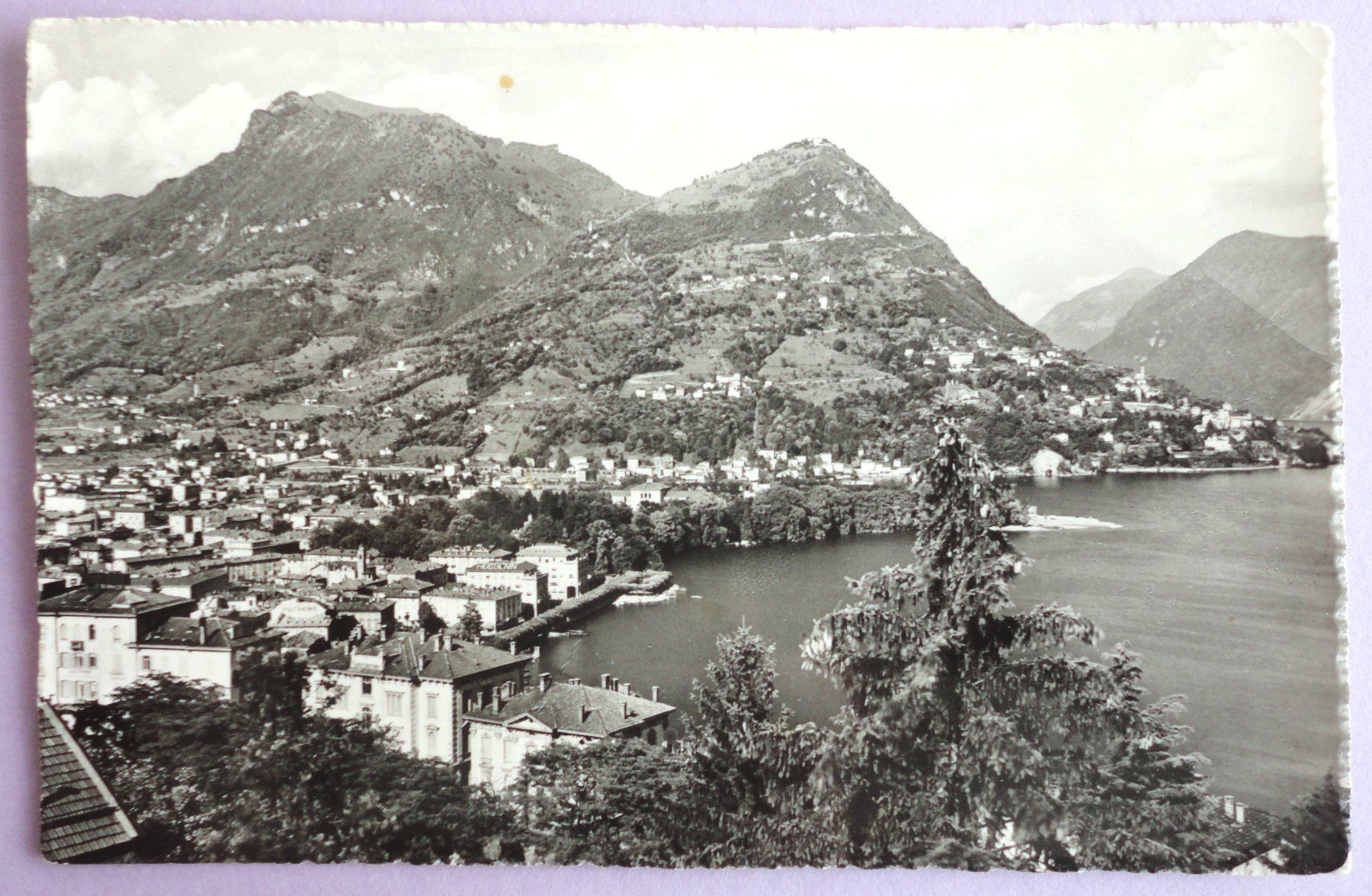 Ansichtskarten: Lugano e Monte Brè – Gebraucht aus Fétigny von Billy2miny