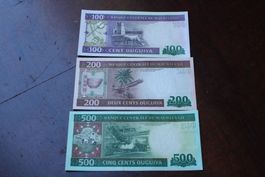 UNC Mauritanie 100/200/500 ouguiya