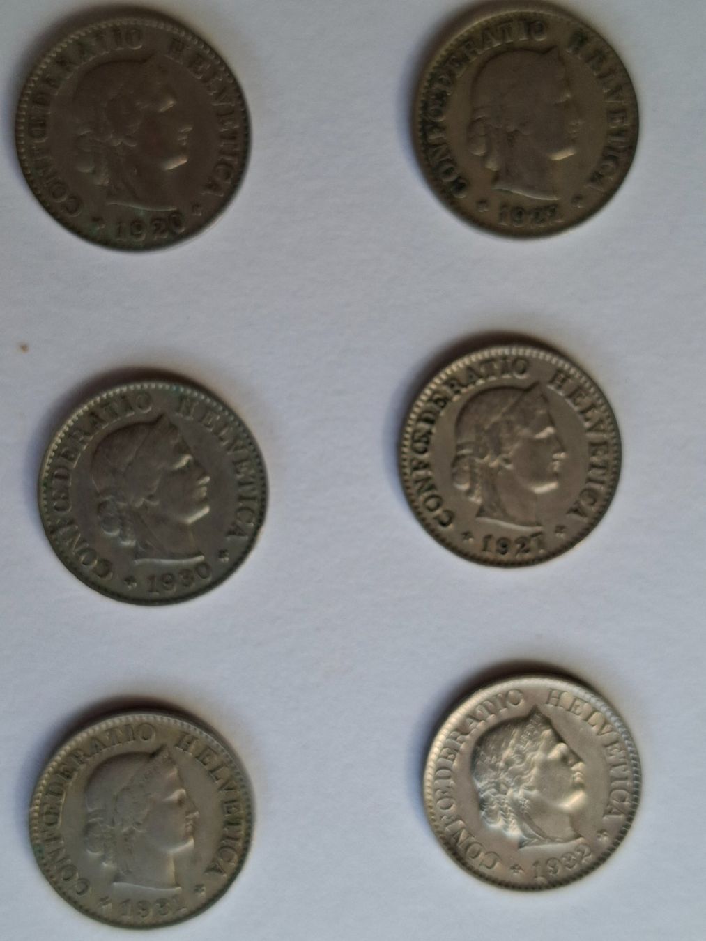 Tutti le monete: 5 Rappen 1920 – Usato da Walliswil b.Wangen venduto da ern_b96j