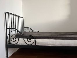 Vintage Bett Eisenbett Schlafbett 90 x 200cm