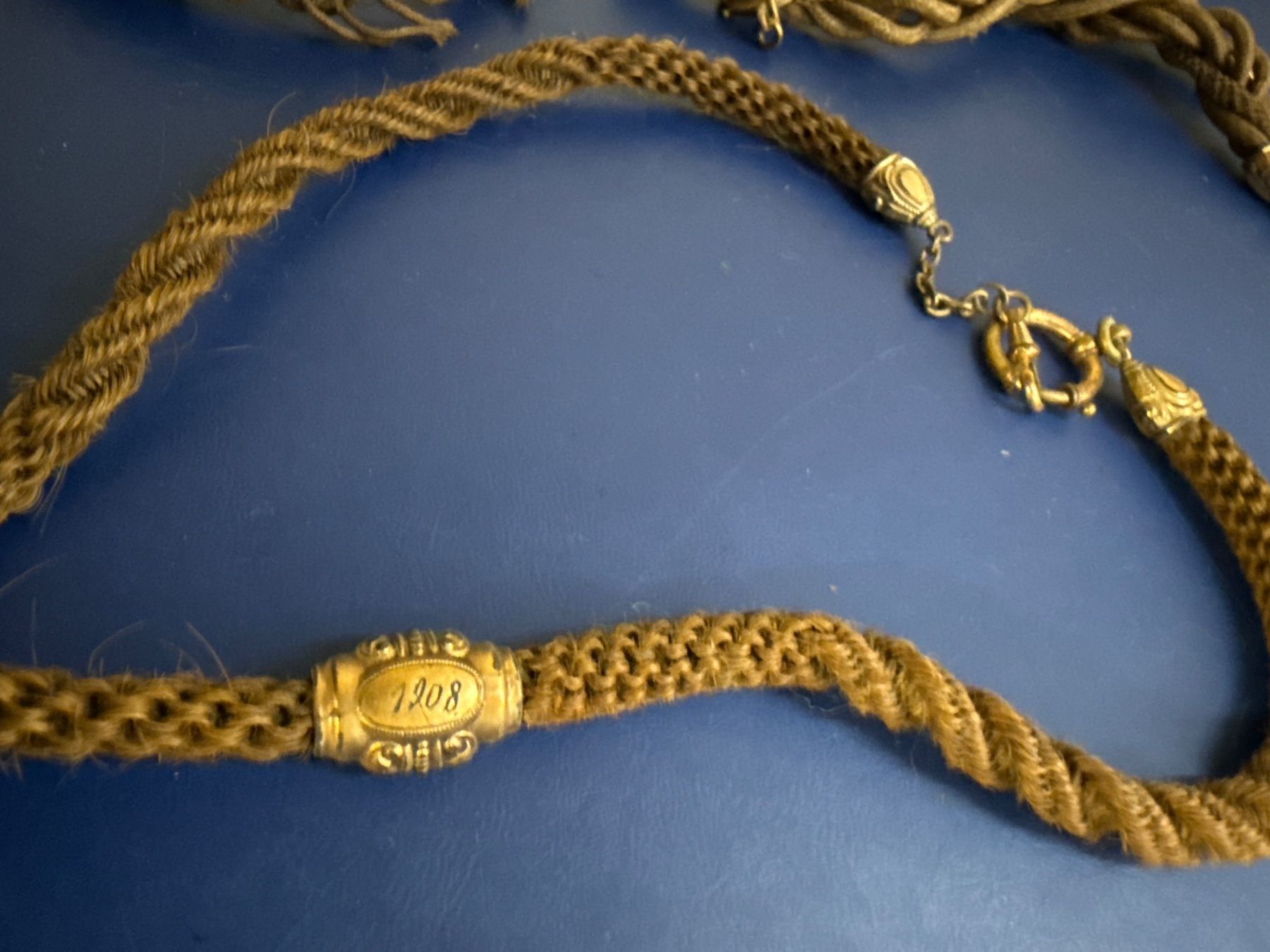 Sonstiges Uhren Zubehör: Echt Haar Taschenuhrkette – Gebraucht aus Pfeffingen von Allhandelklgwatches 4