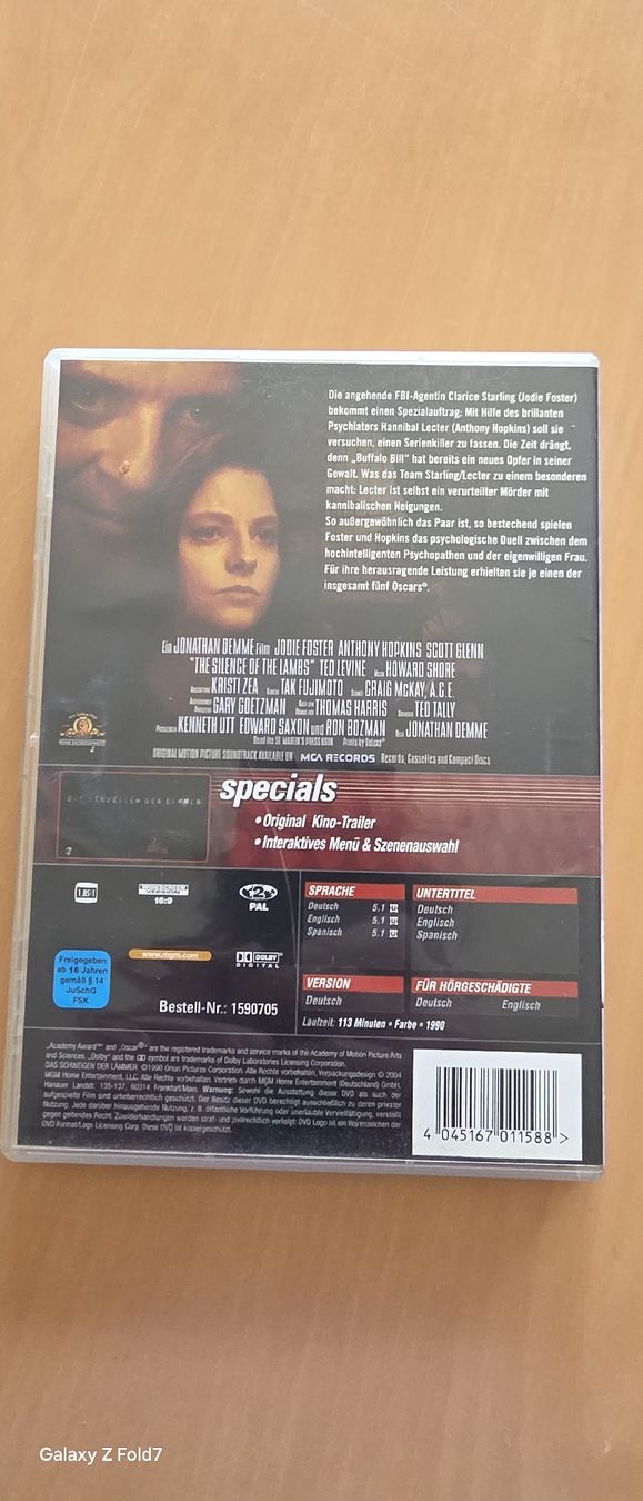 Tutti i DVDs: Schweigen der Lämmer – Usato da Bremgarten AG venduto da ihcb72 1