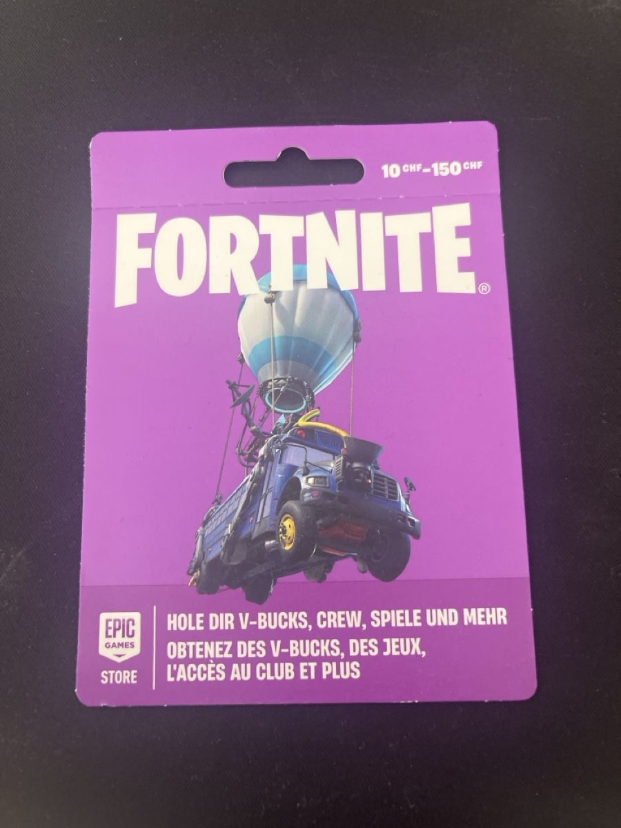 Interdiscount Gutscheine: 30Fr. Vbucks Karte – Neu und originalverpackt aus Arth von Windig