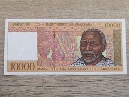 Madagascar 1995 10,000 Francs UNC