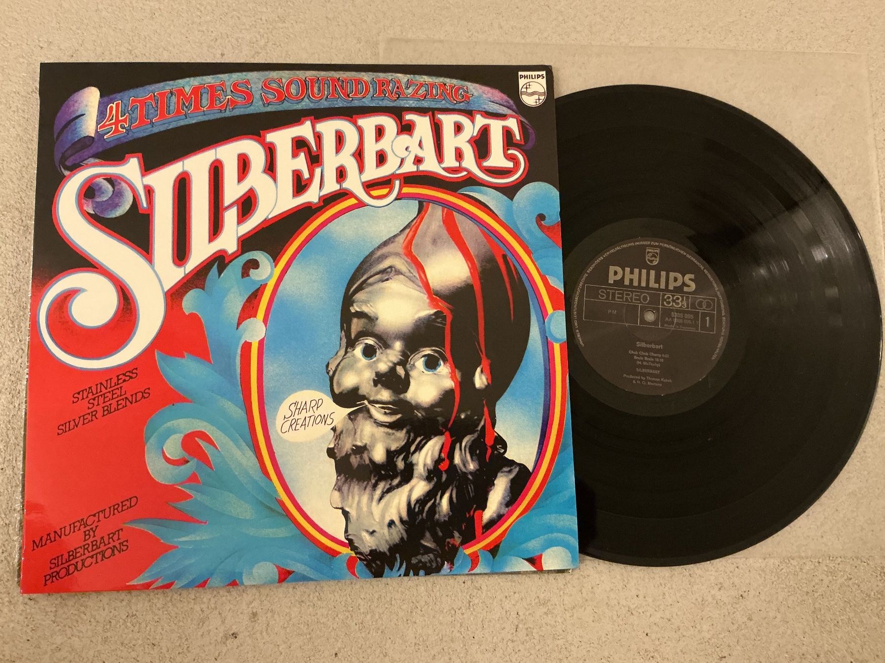Dischi in vinile: Silberbart 4 Times Sound Razing LP – Usato da Winterthur venduto da Tumko-Vinyl