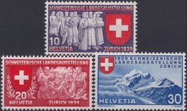 1939, Nr.219-221 (Landesausstellung) Satz postfrisch **.