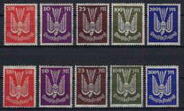 Deutsches Reich 1923 gute  Flugpost-Werte postfrisch