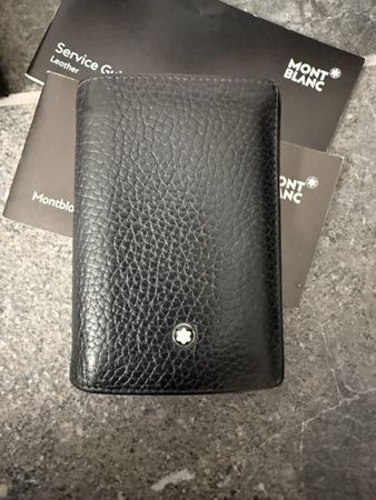 Montblanc Visitenkartenetui Softgrain Top, Pochet und Box!