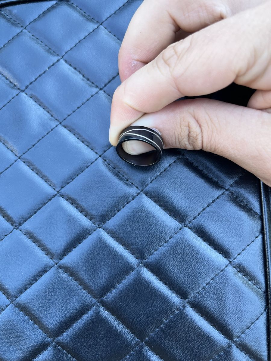 Ringe: Ring Schwarz-Silber-Optik Edelstahl 17mm Modeschmuck – Neu (gemäss Beschreibung) aus Tägerwilen von Alexander716 2