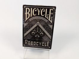 Spielkarten Bicycle Robocycle schwarz neuwertig
