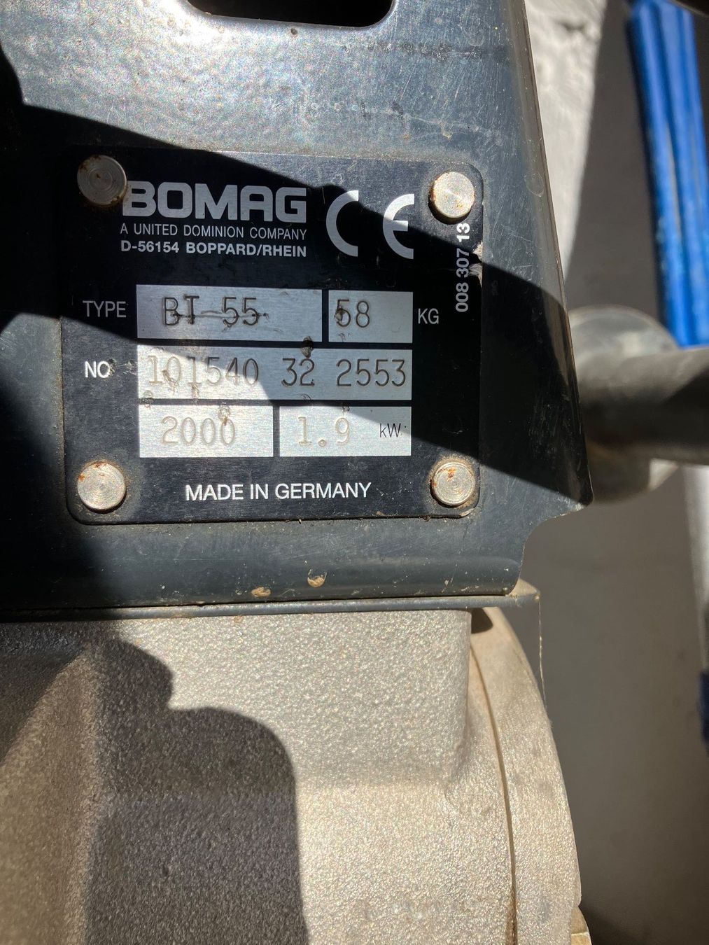 Bomag Tutte le macchine: Grabenstampfer – Difettoso da Bertschikon Gossau venduto da Skudde 4