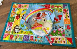 Spielbogen von Lupilu inkl. Chicco Krabbeldecke