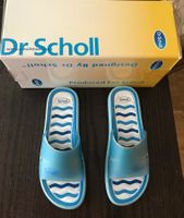 neue Dr. Scholl hellblaue Badesandalen Grösse 38