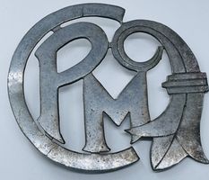 Polizei- Motorrad Logo Basel ,PM. -Abzeichen Motorrad
