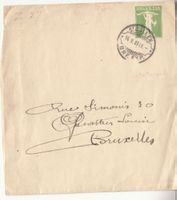 SGK SB 032 mit Rasierklingstempel St. Gallen