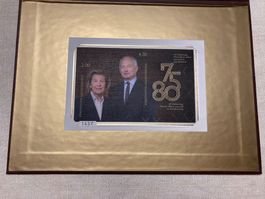 Liechtenstein Block 35B Fürst & Fürstin Seide **/MNH 2020