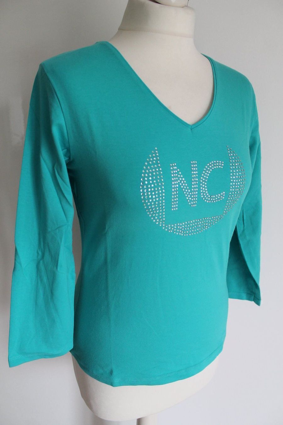 T-shirt: T-shirt vert émeraude motif strass – Nuovo (secondo la descrizione) da Agiez venduto da chouchanelle 7