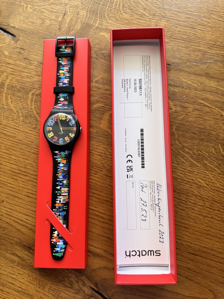 Swatch Orologi: Swatch Aktionärsuhr 2023 – Nuovo e nell'imballaggio originale da Basel venduto da Romandi 3