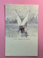 Künstlerkarte - Barque du Leman