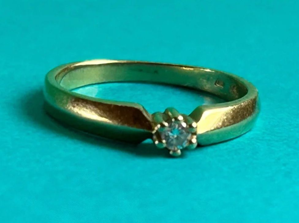 Anelli: Gelbgoldring Diamant 0.05 ct (47) – Usato da Dittingen venduto da Bijoubelle 5