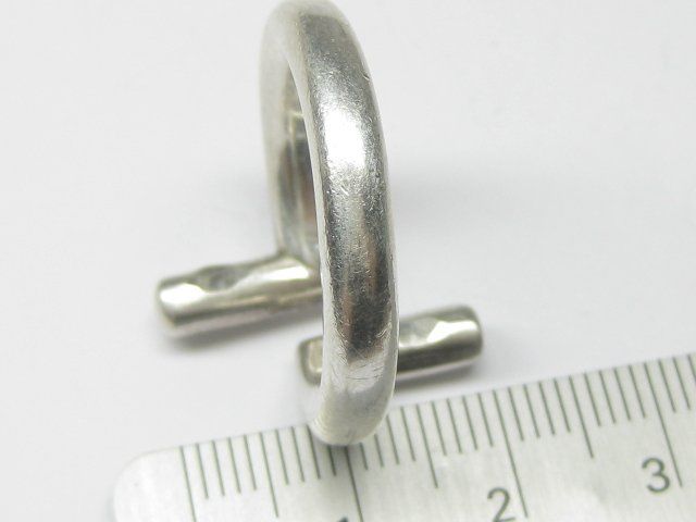 Anelli: spezieller Ring massiv Silber 925 Gr. 60 – Usato da Ermatingen venduto da Decovin 7
