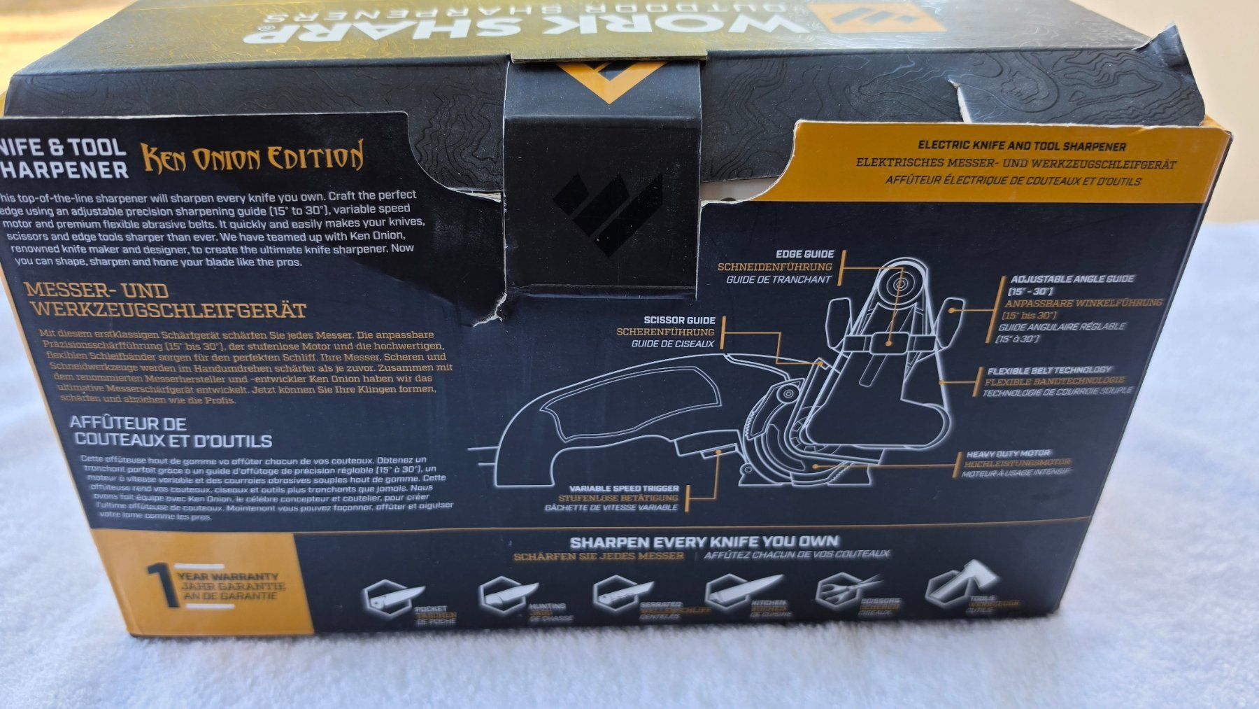 Work Sharp Schleifen & Polieren: Work Sharp Knife & Tool Sharpener – Ken Onion Edition – Gebraucht aus Menziken von Columbus 2