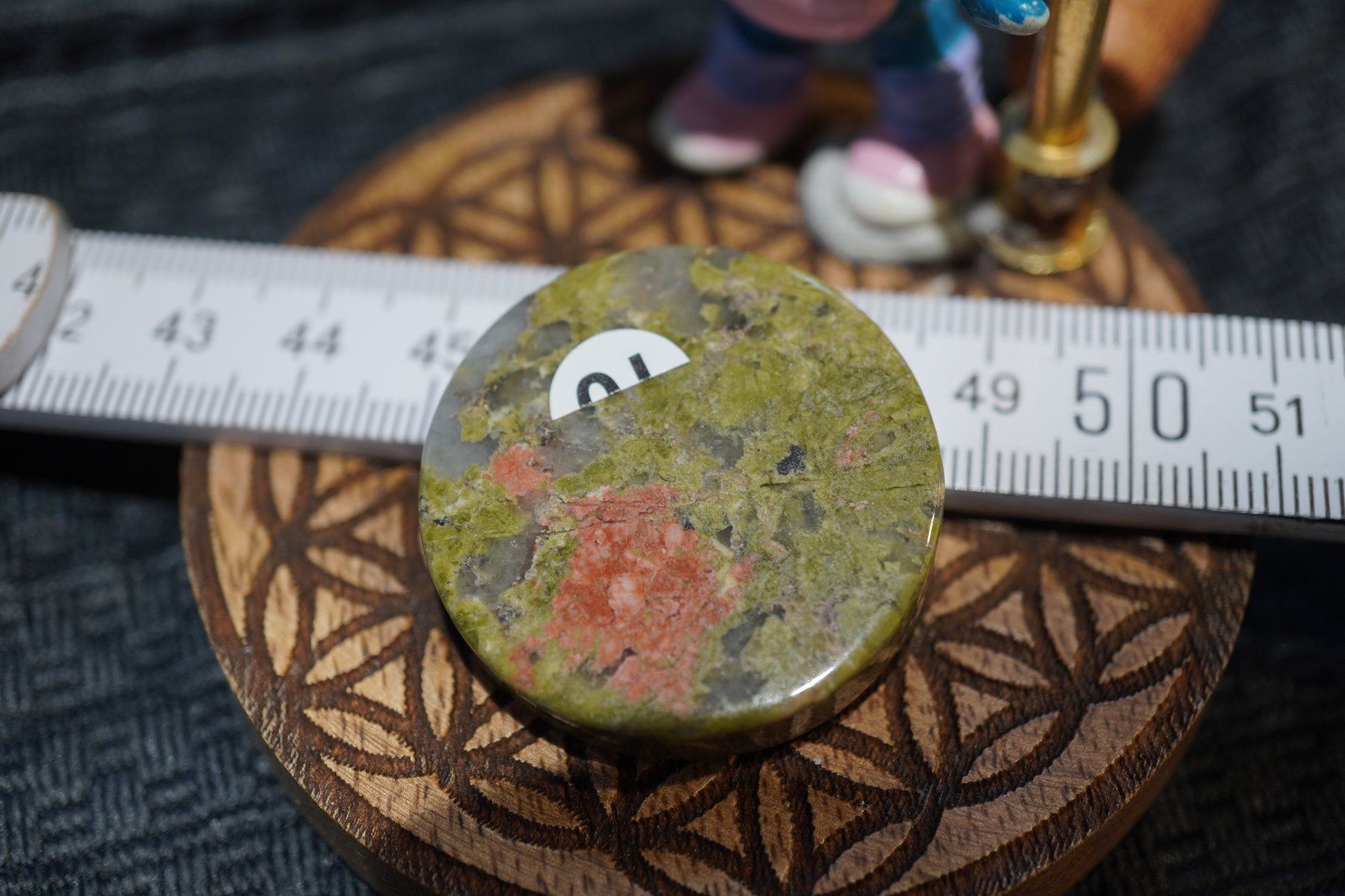 Minerali & Pietre curative: Unakit Epidot   Power  Disc   ab 1.- Auktion – Nuovo e nell'imballaggio originale da Eschenbach SG venduto da topstone 3