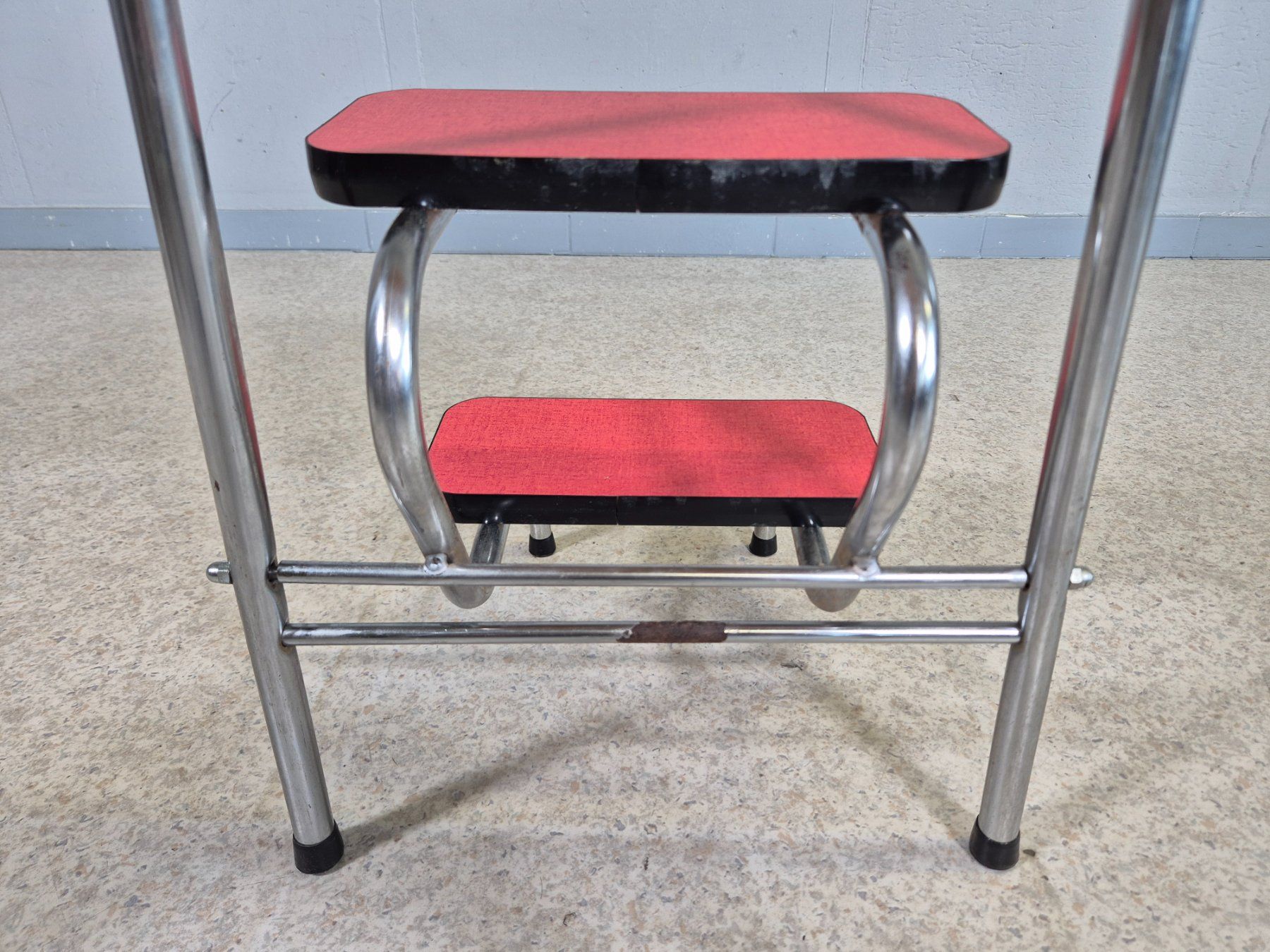 Hocker: Step-Stool Tritthocker 3-Tritt Hocker kelco rot – Gebraucht aus Nottwil von Wondewa-Shop 1