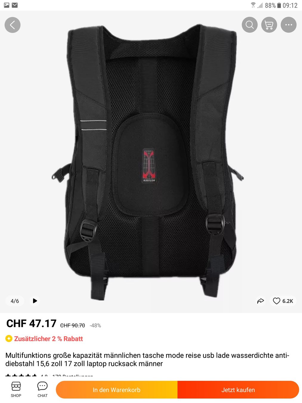 Rucksäcke: Rucksack Wandern/Schule/Ferien 35 L – Neu und originalverpackt aus St.Gallen von Kristal54 2