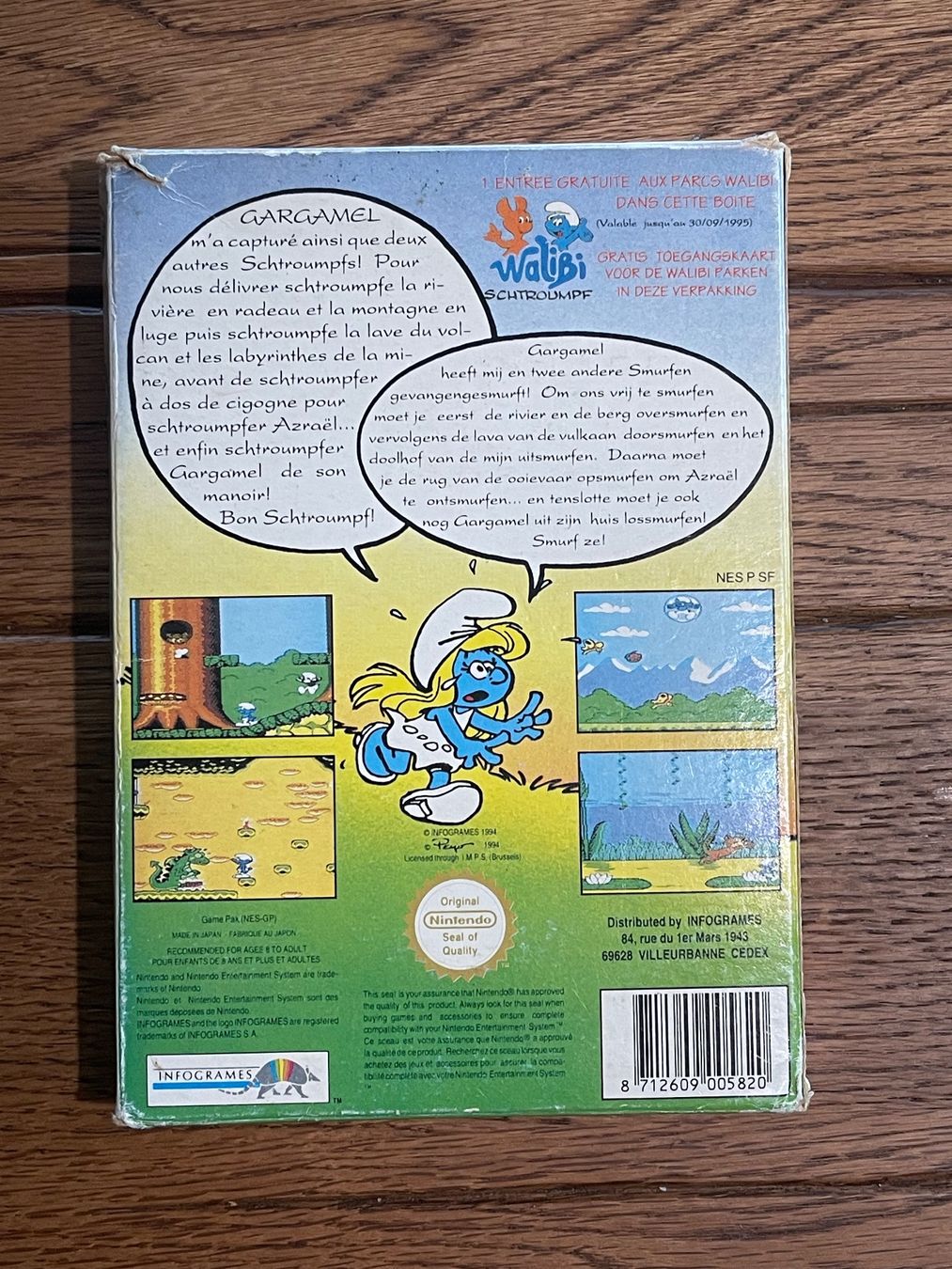 Nintendo Spiele: Nintendo NES - De Smurfen / Les Schtroumpfs – Gebraucht aus Zuerich von Dorsi 3