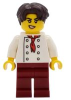 LEGO Minifigur Chef-Köchin (aus Set 10350)