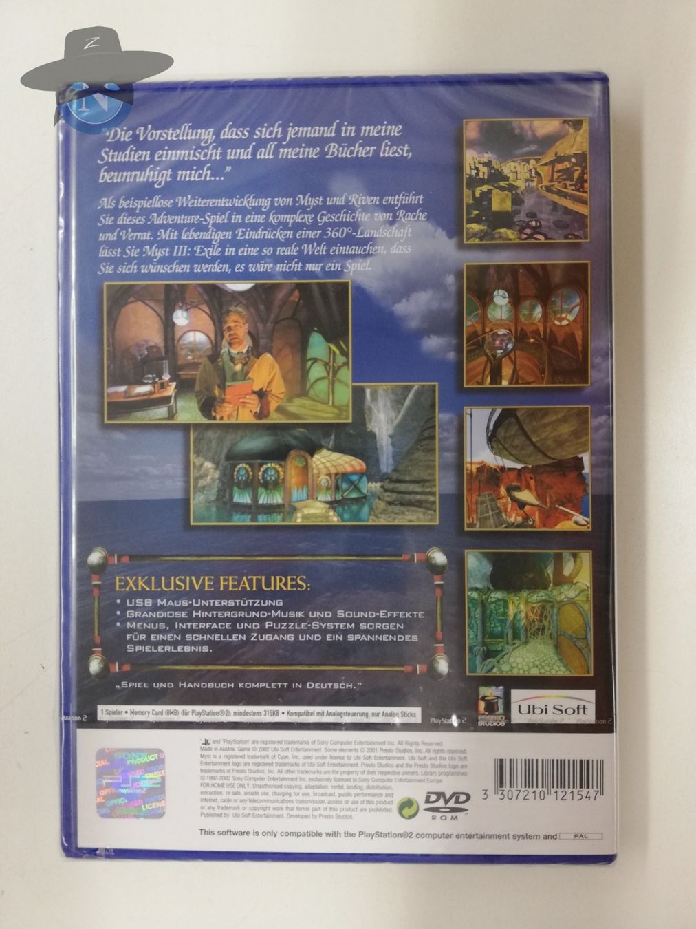 Sony Giochi: Myst 3 Exile / NEU - sealed / PS2 – Nuovo (secondo la descrizione) da St. Gallen venduto da zorro_dc 1