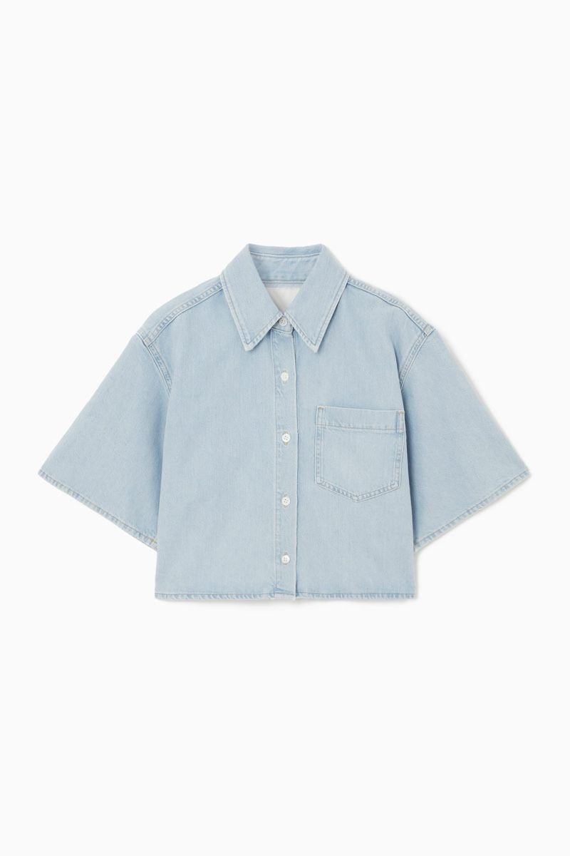 Cos Blusen: Chemise courte jeans COS – Neu (gemäss Beschreibung) aus Prilly von ste_fani