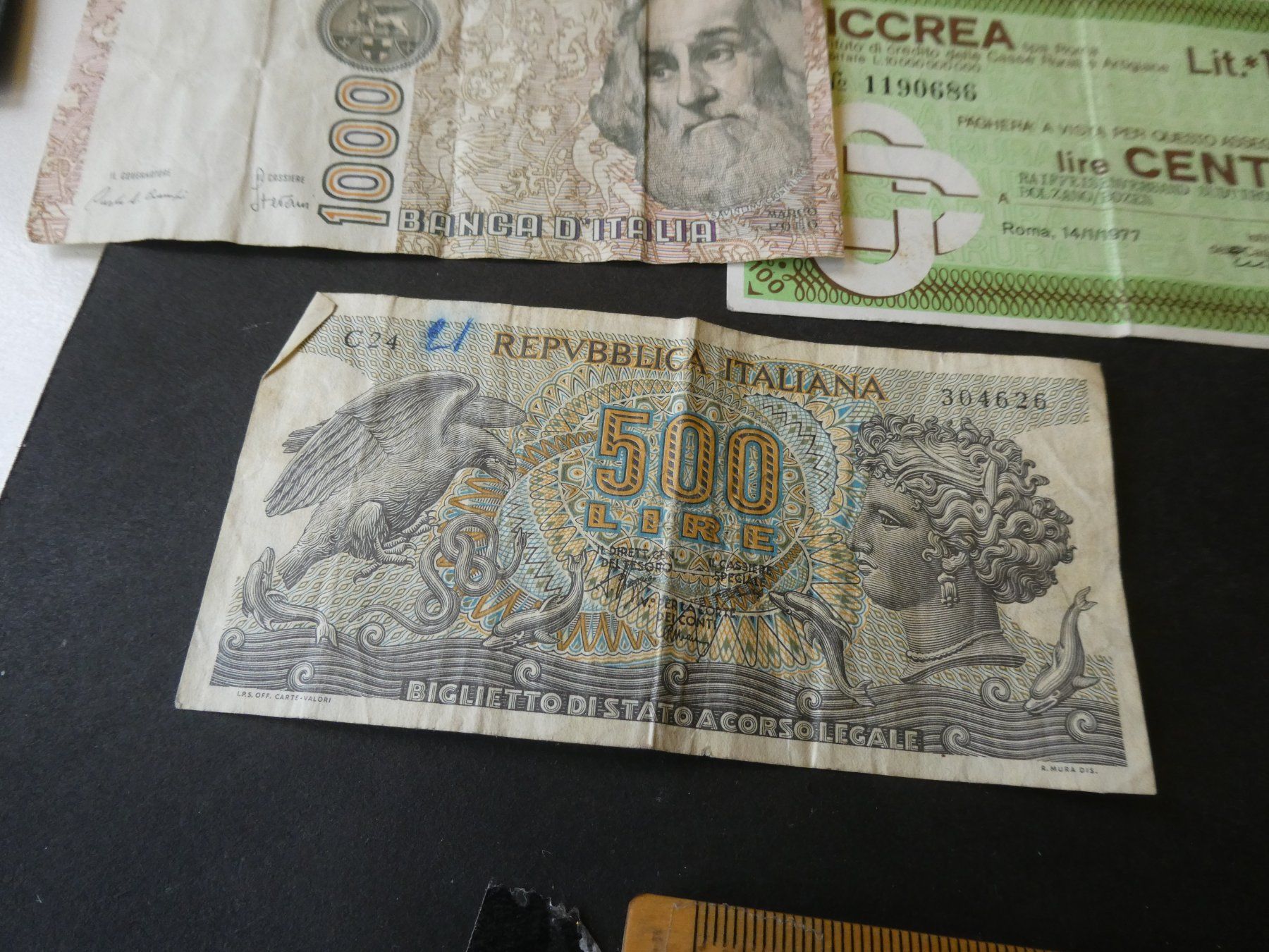 Banconote: Italien, Konvolut alte Geldscheine – Usato da Hinterforst venduto da Rohusri 3