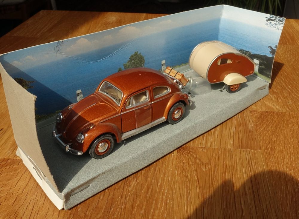 VW Käfer mit Wohnwagen Schuco 143 Kaufen auf Ricardo